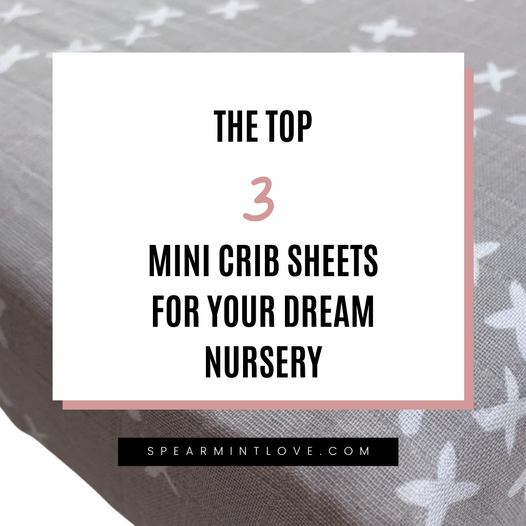 Mini crib sheet sales pattern