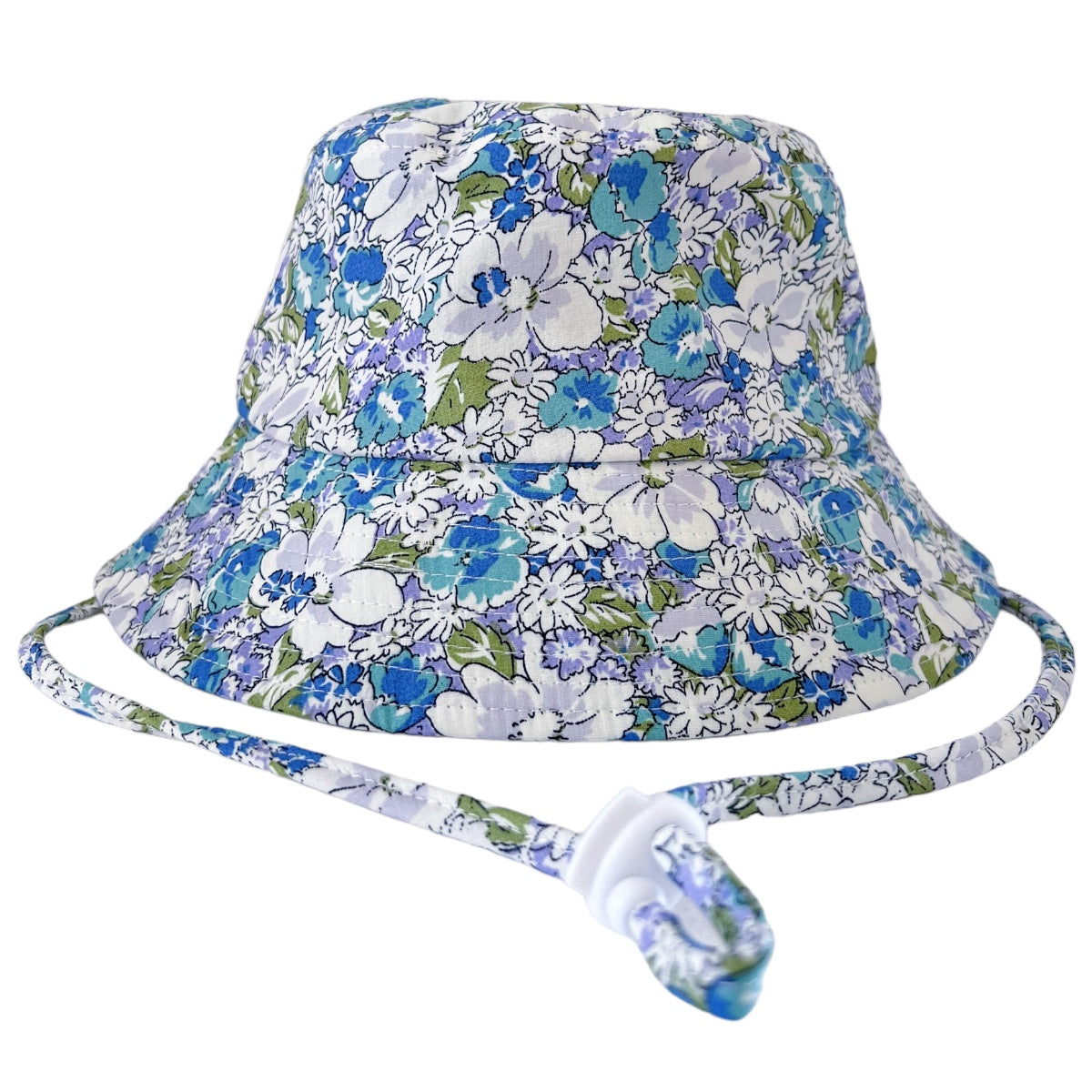 NWOT Caterina Spritz Camilla Floral Bucket Hat Maximalist One Size Whimsical Adult Yellow Floral Bucket Hat for Gardening and  main image 2