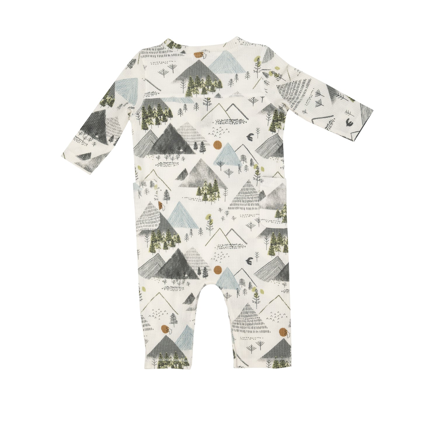 Thermal Romper, Mountains Grey