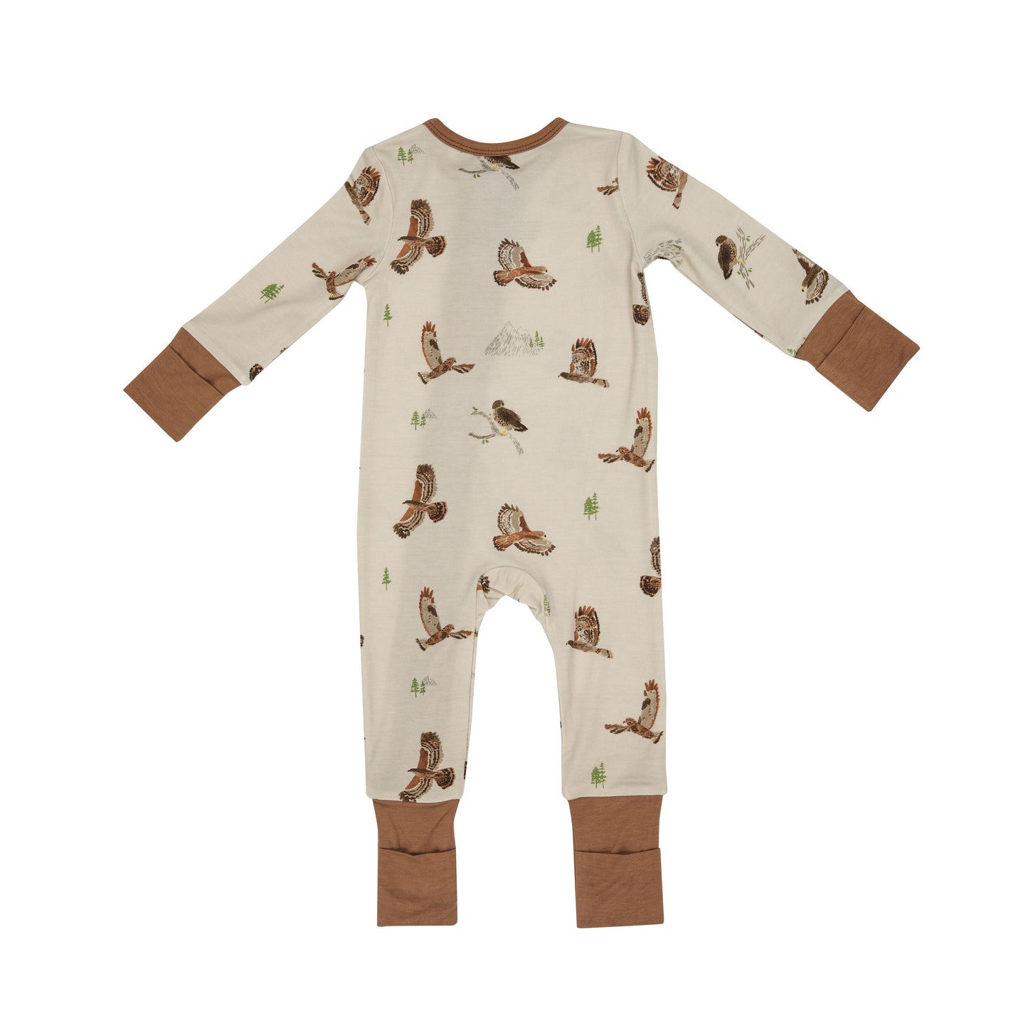 2-Way Zip Romper, Hawks