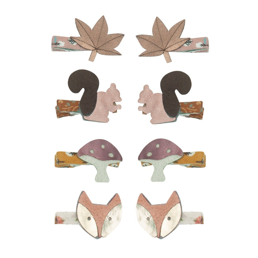 Woodland Mini Hair Clip Set