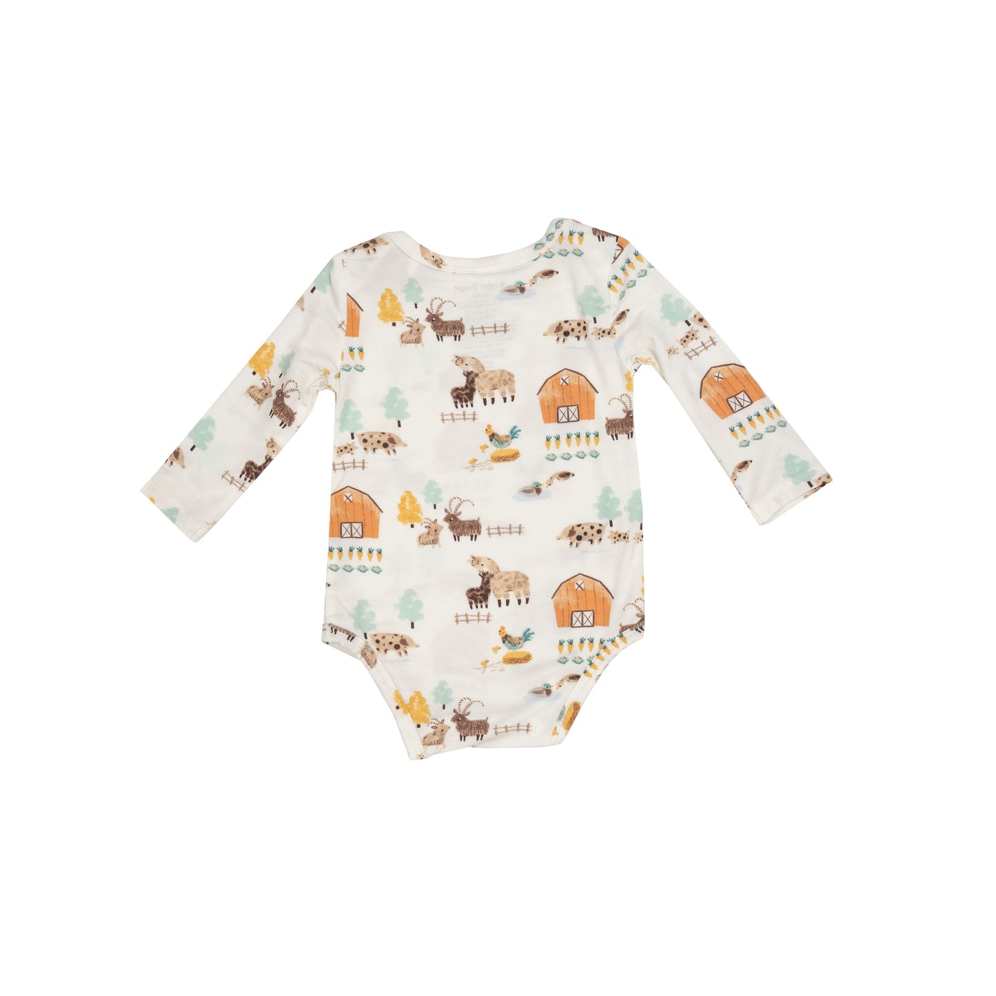 Long Sleeve Bodysuit, Alpaca Farm