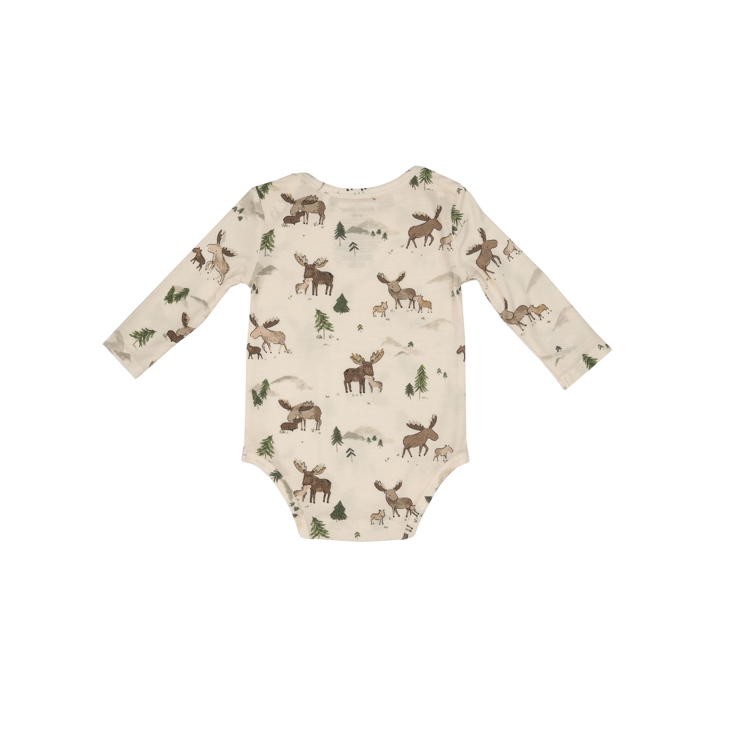 Long Sleeve Bodysuit, Moose Family