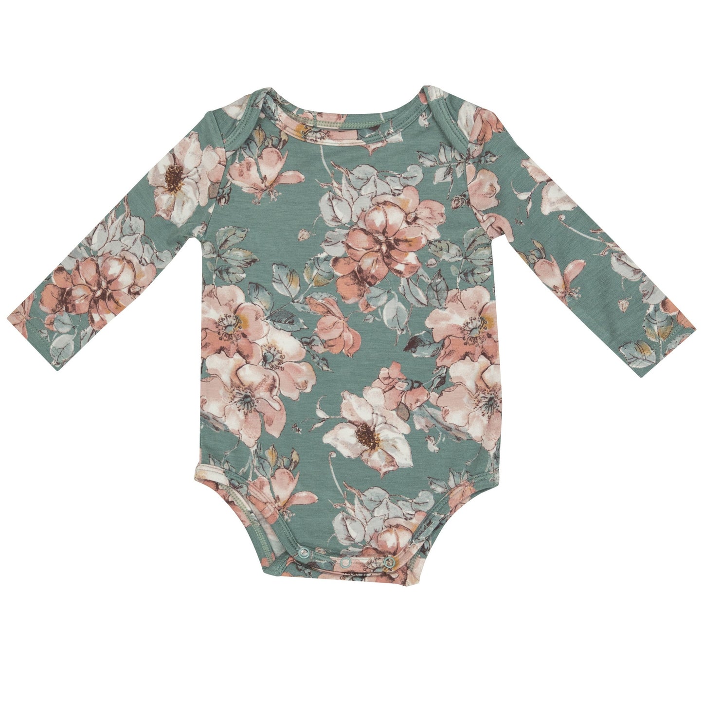 Long Sleeve Bodysuit, Woodrose Green