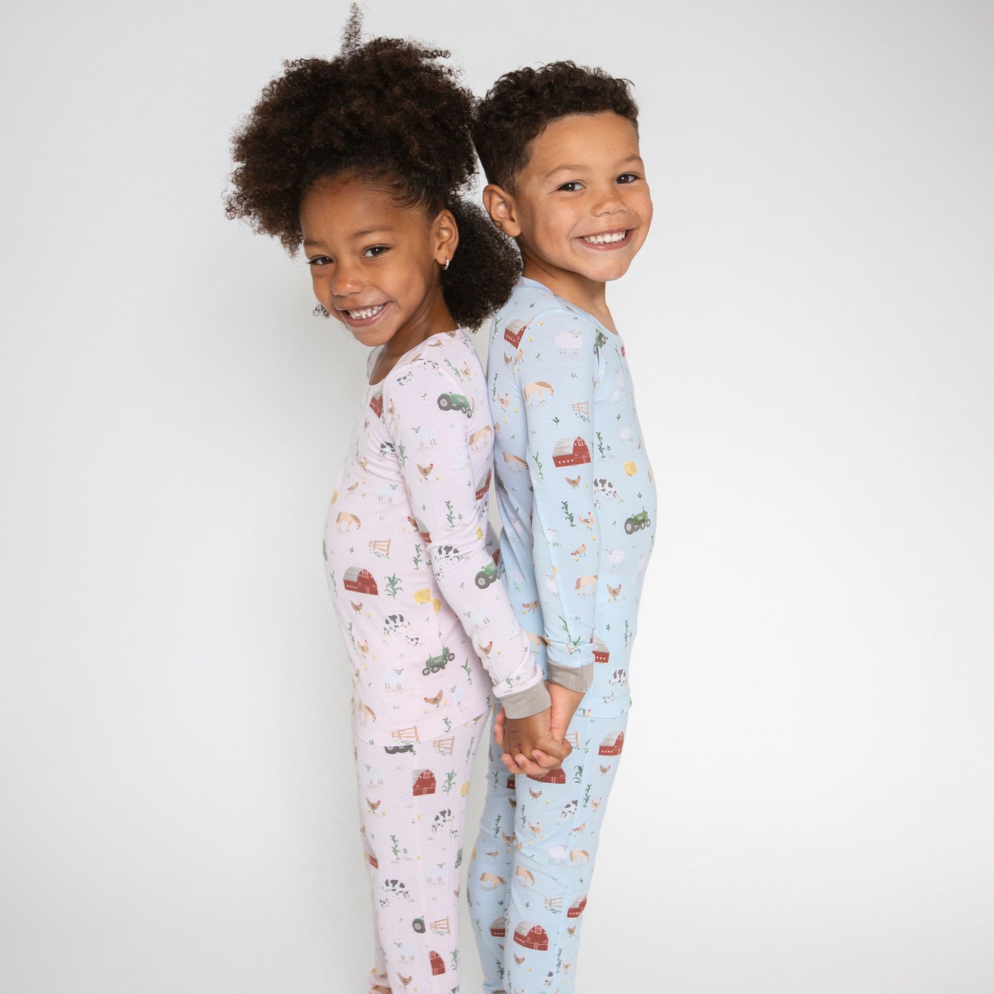 2-Piece Lounge Wear Set, Big Red Barn Blue