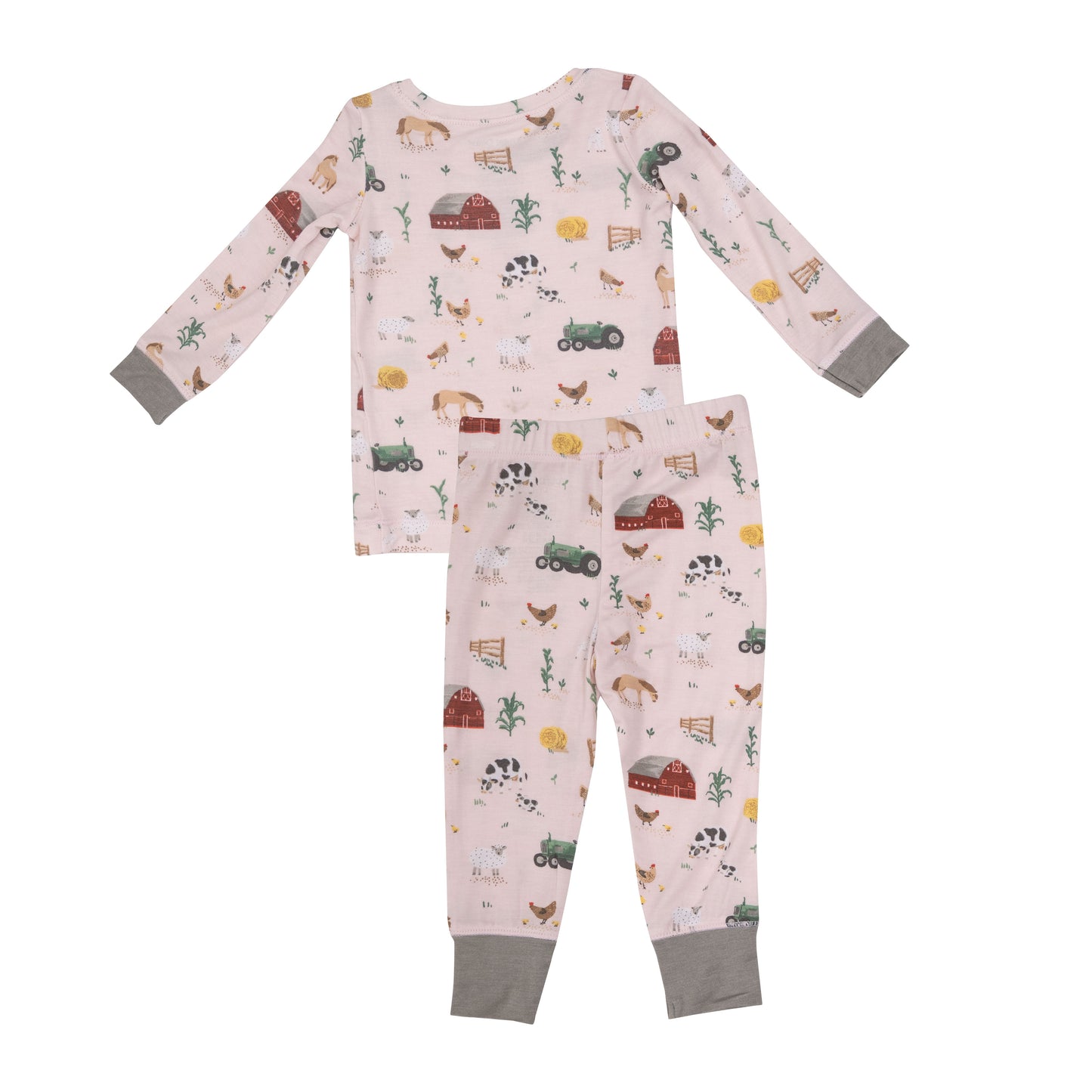 2-Piece Lounge Wear Set, Big Red Barn Pink