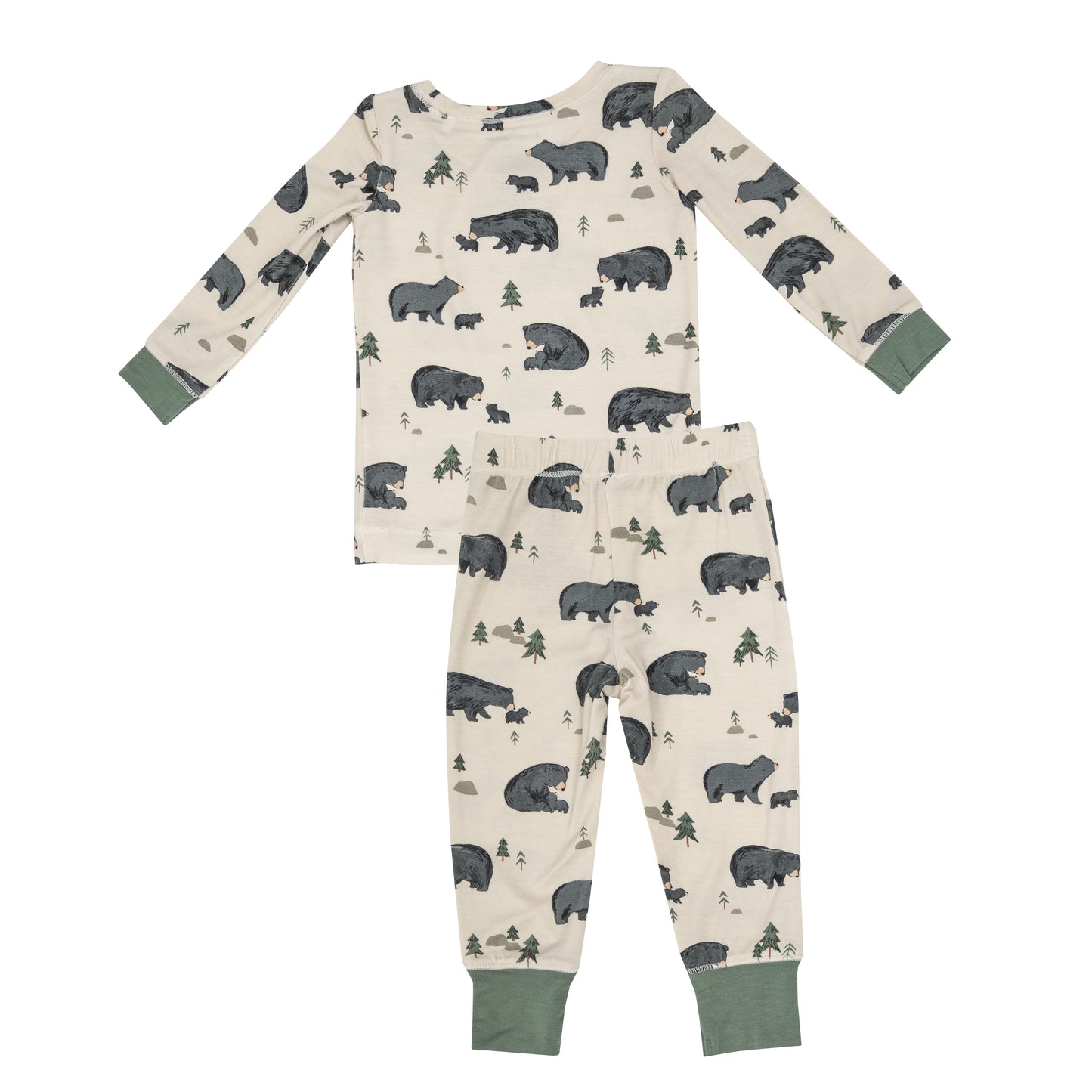 2-Piece Lounge Wear Set, Black Bear