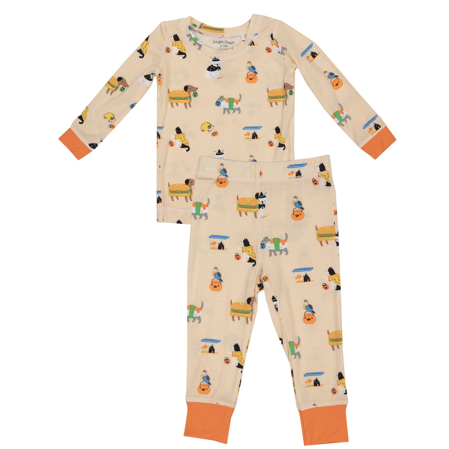 2-Piece Lounge Wear Set, Halloween Costumed Pets