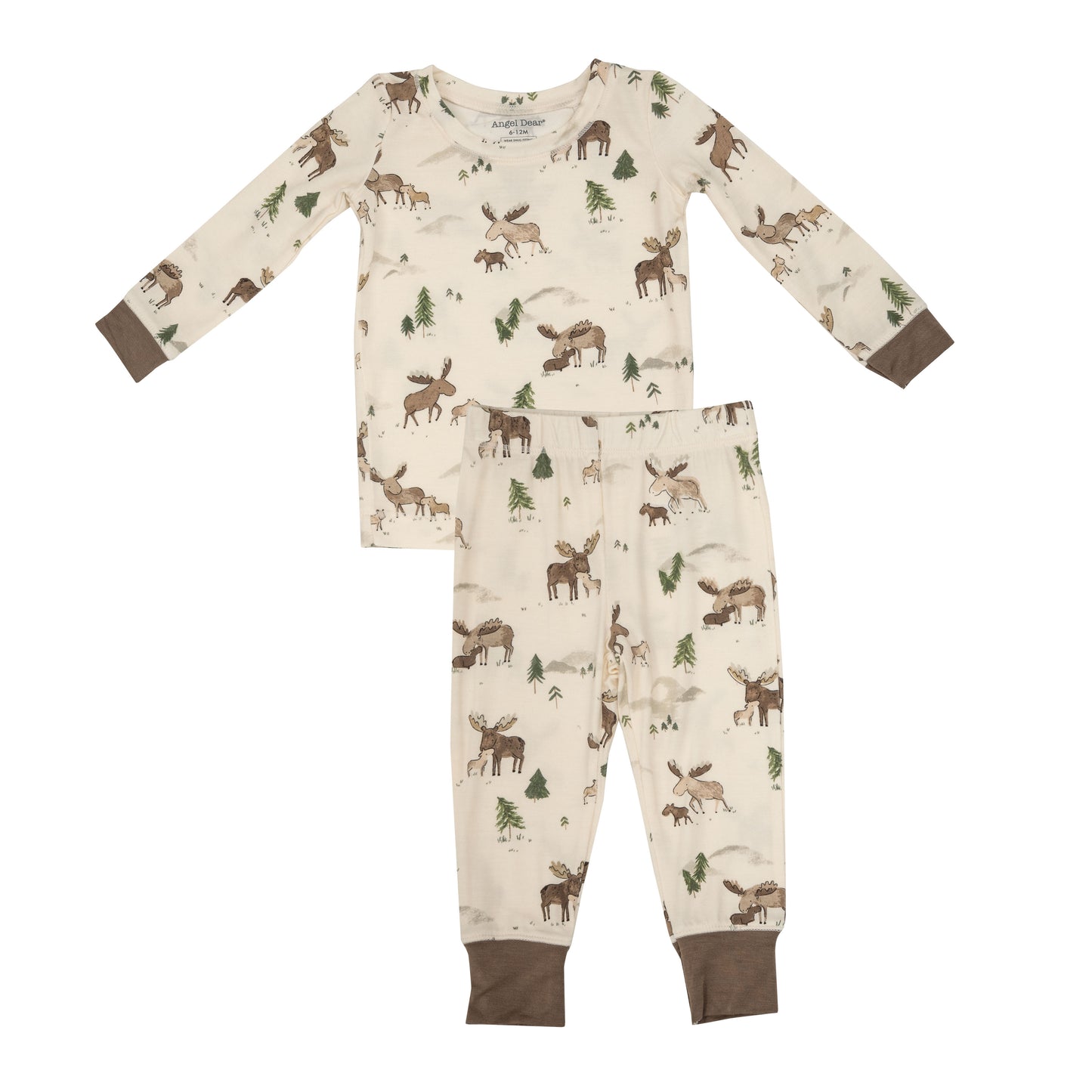 2-Piece Lounge Wear Set, Moose Family