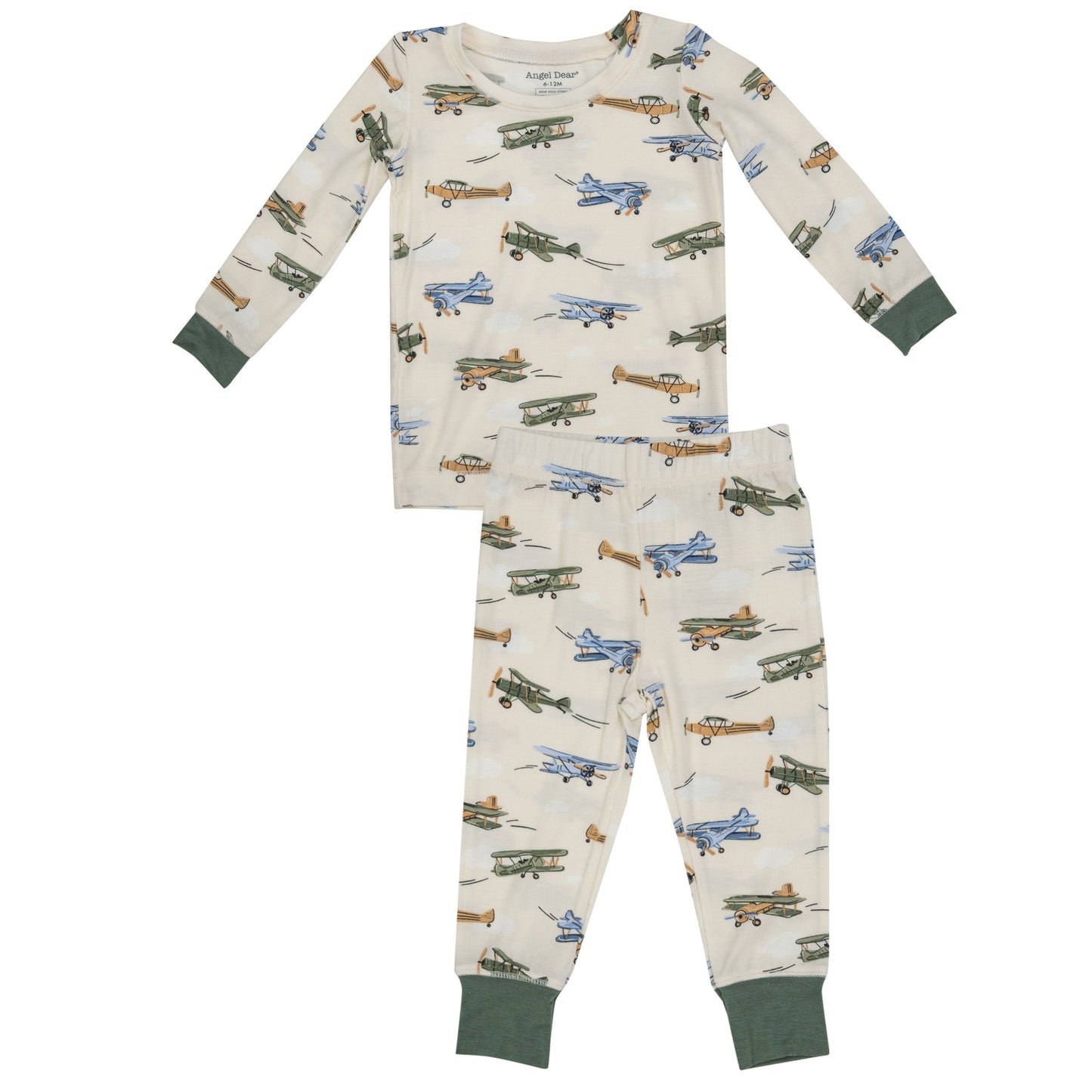 2-Piece Lounge Wear Set, Vintage Airplane