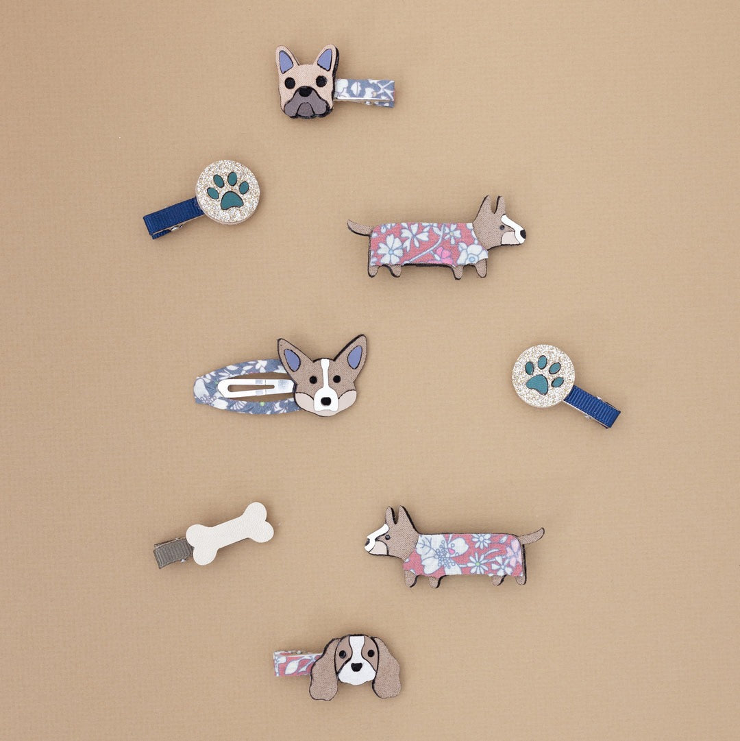 Corgi Hair Clip Set