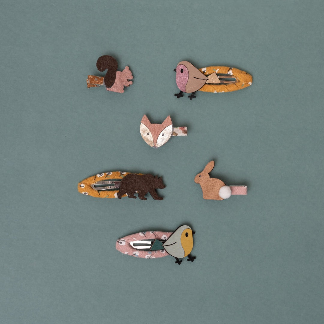 Woodland Mini Hair Clip Set