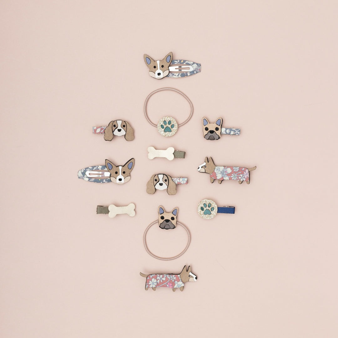 Doggy Mini Hair Clip Set