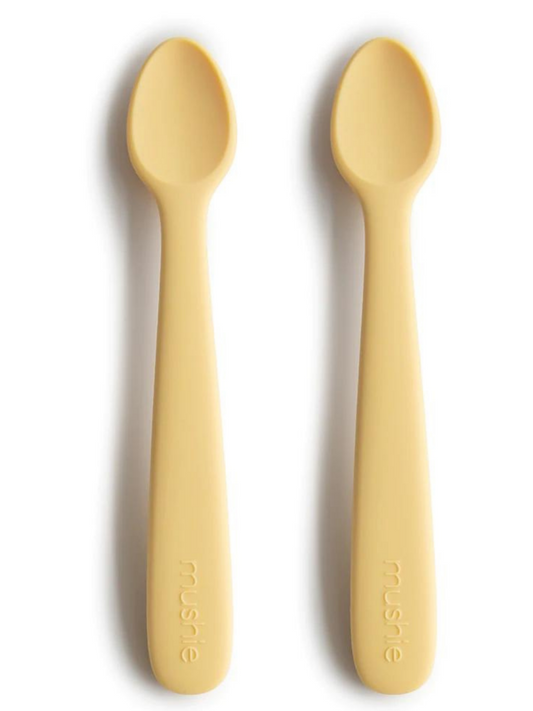 2-Pack Silicone Feeding Spoons, Daffodil