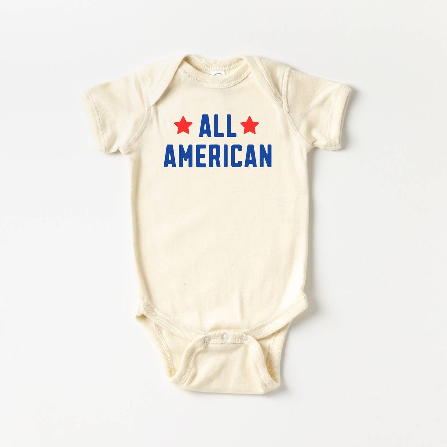 Graphic Short Sleeve Bodysuit, All American