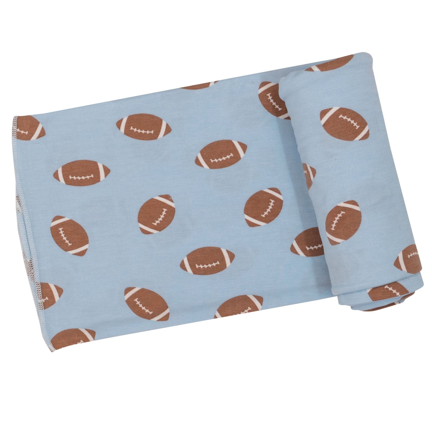 Stretch Swaddle, Football Blue
