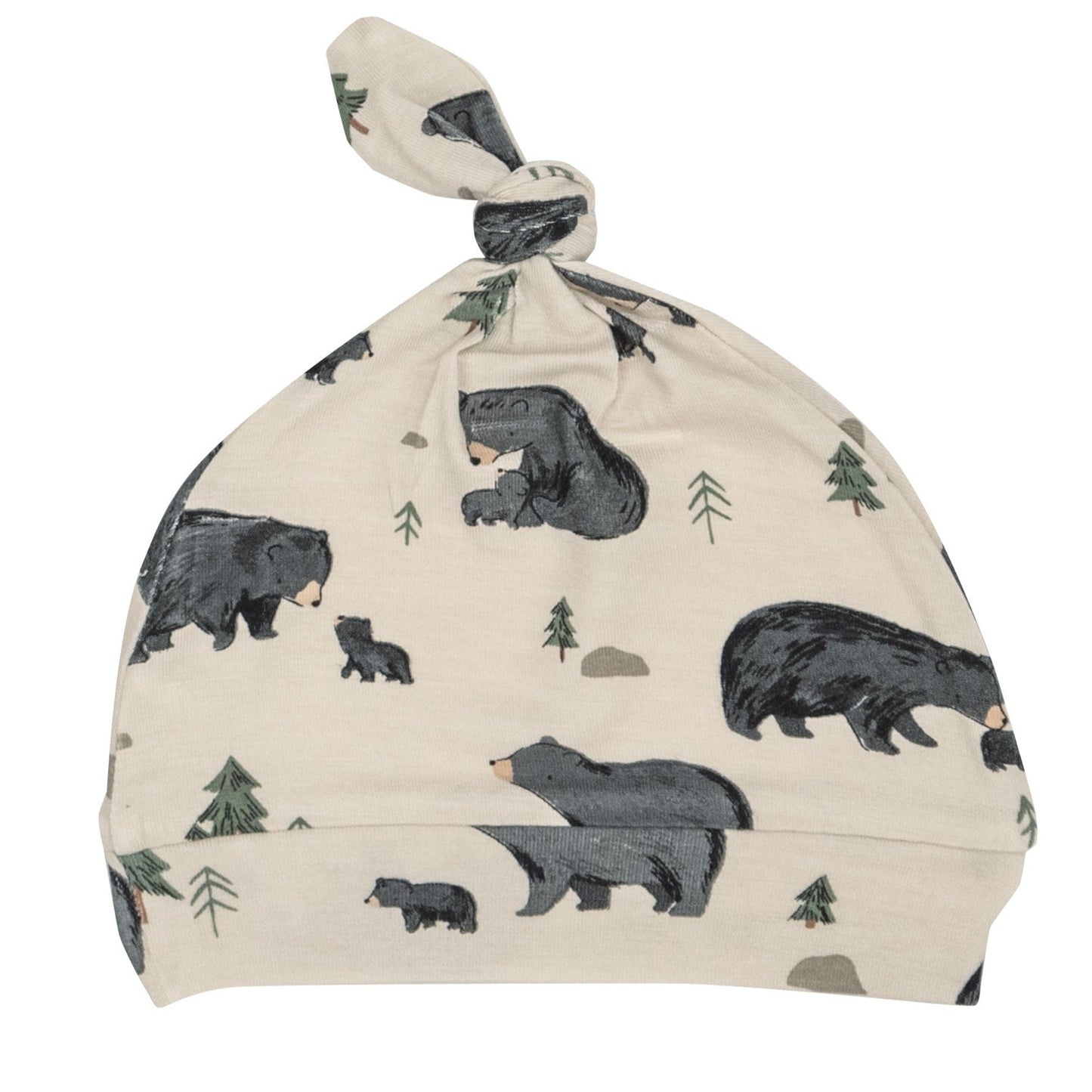 Knot Beanie, Black Bear