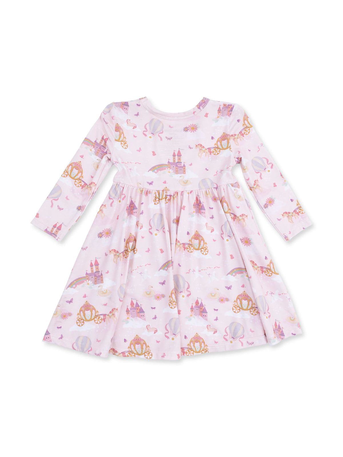 Twirly Dress with Bike Short, Princess Unicorns and Castle
