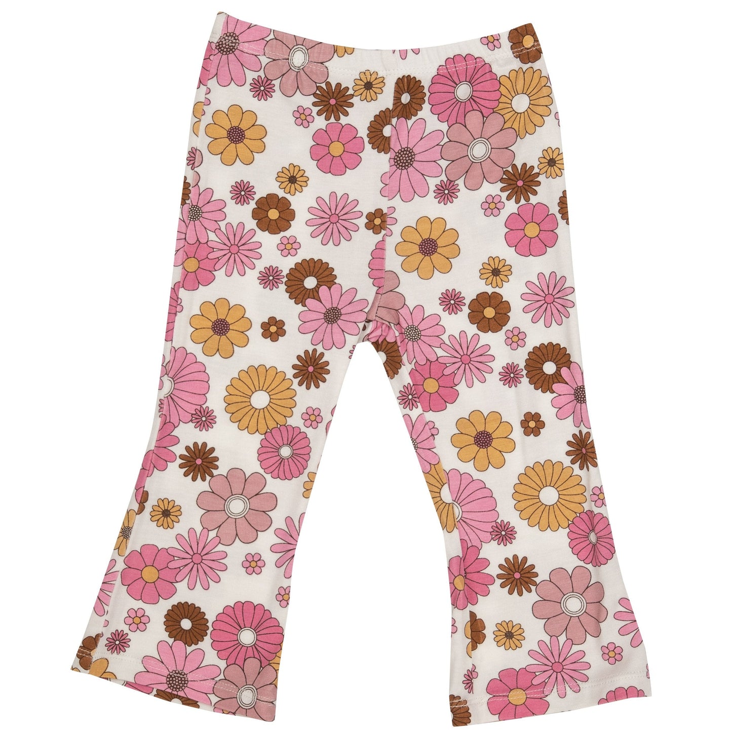 Bell Legging, Pink Retro Floral