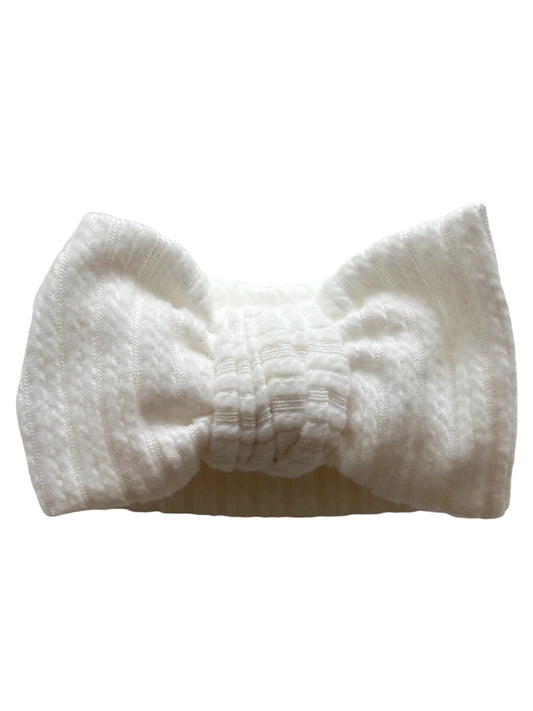 Sweater Bow, White
