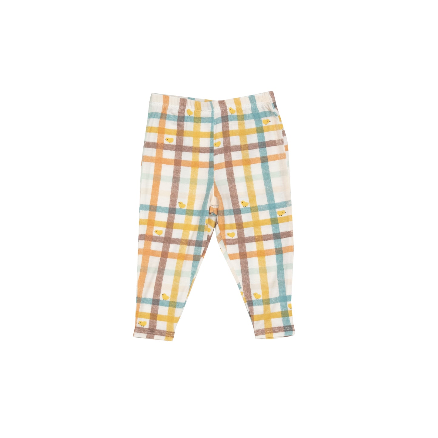 Smocked Top & Legging Set, Alpaca Farm/Plaid with Chicks