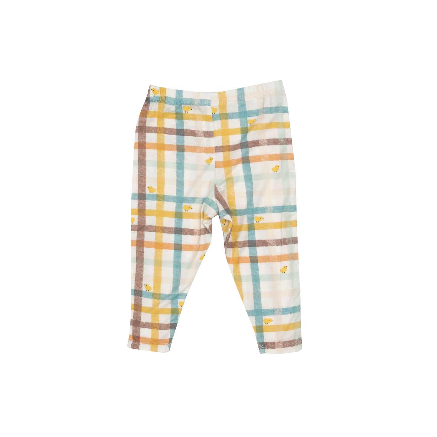 Smocked Top & Legging Set, Alpaca Farm/Plaid with Chicks
