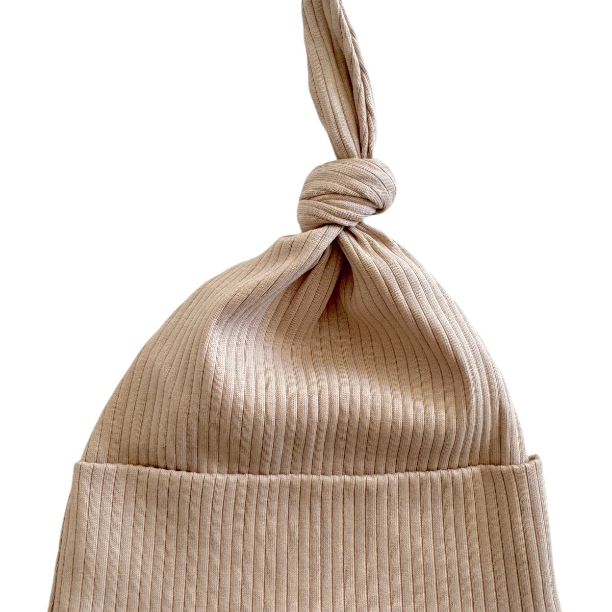 $58 New Anthropologie Ribbed Knit Hat Beanie Tan Cozy Soft Effortless Cool-Girl Anthropologie Pom Pom Beanie Hat Winter Ribbed Wool Chunky  main image 2