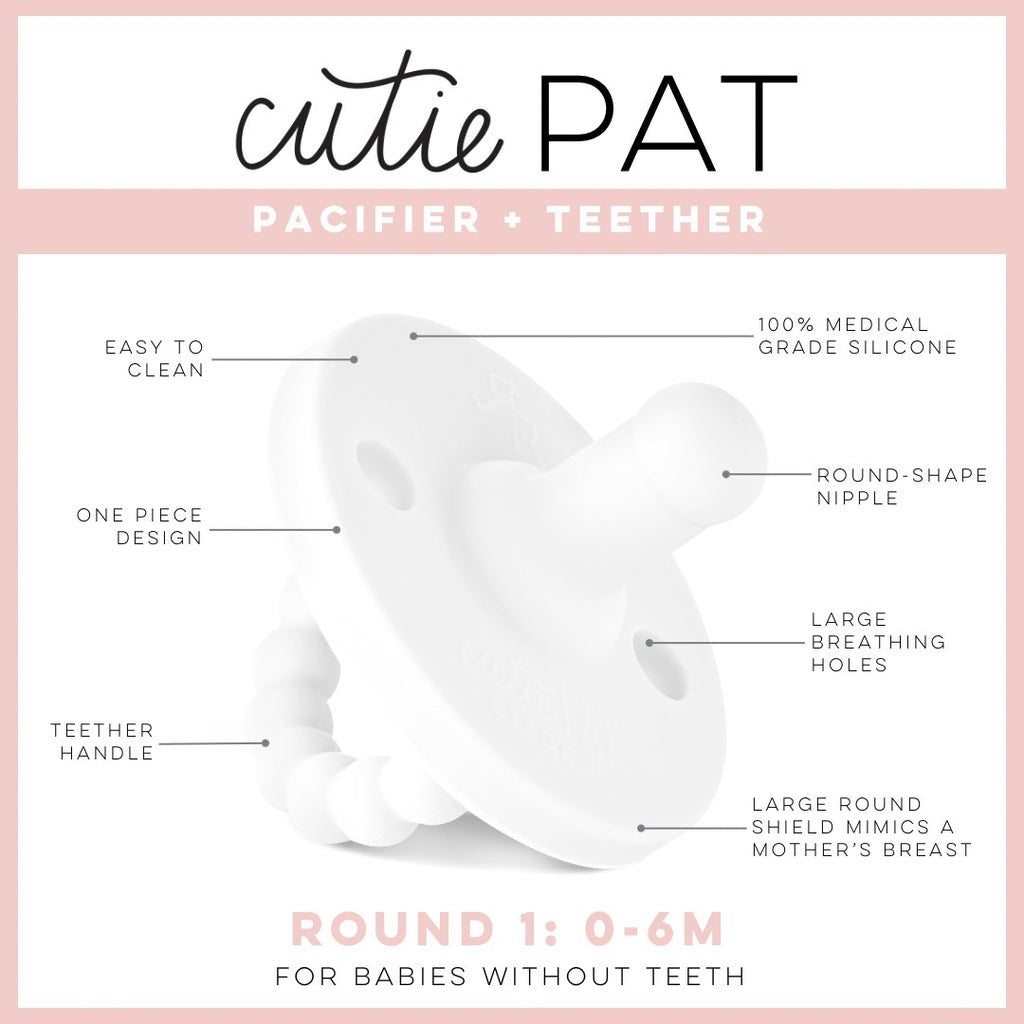 Cutie PAT Round Pacifier, Ivy