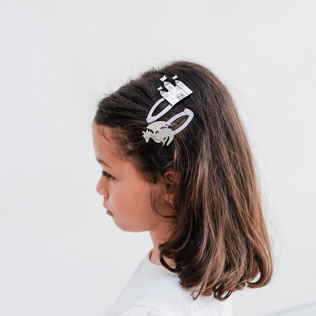 Dragon and Princess Hair Clip Set