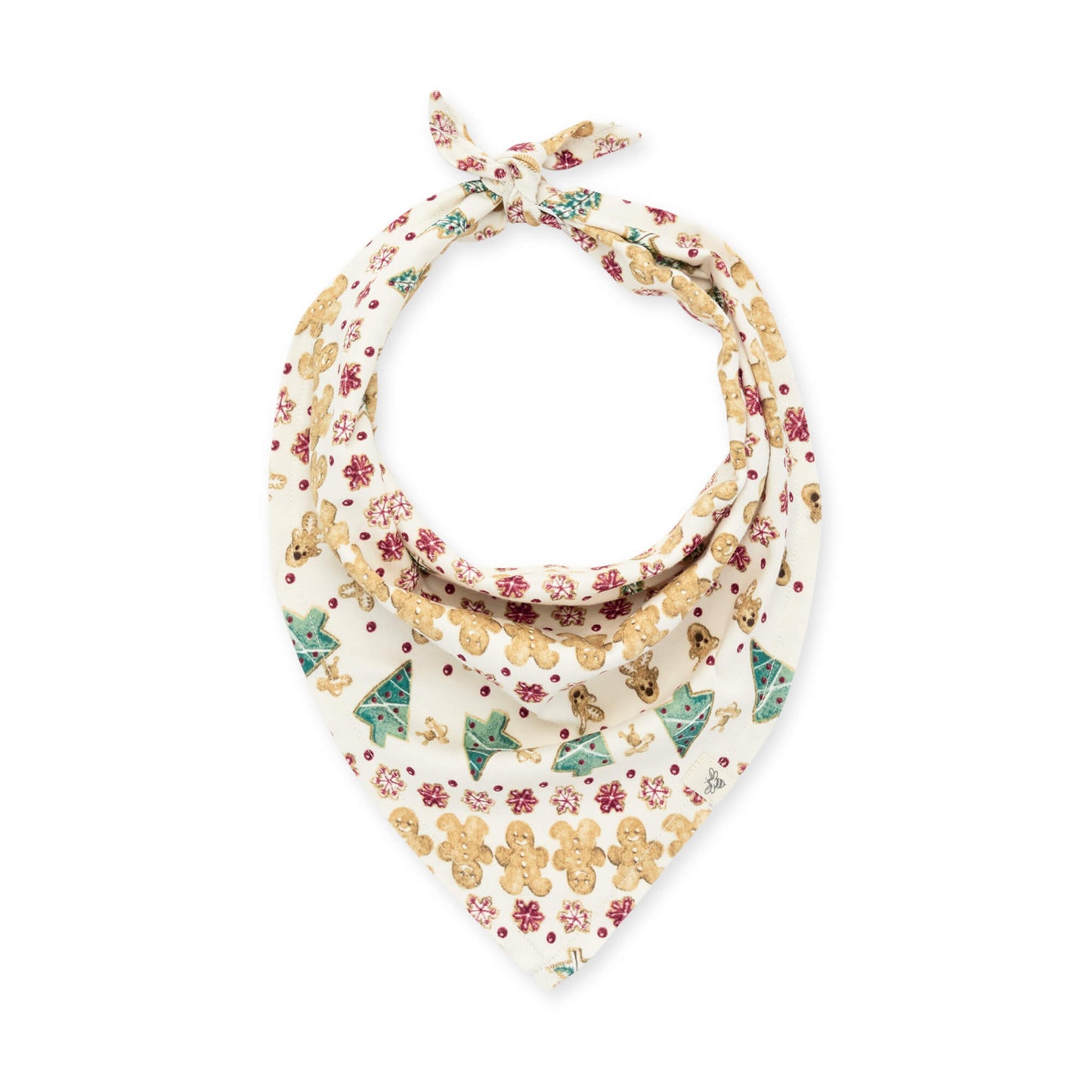 Pet Bandana, Gingerbread Fair Isle