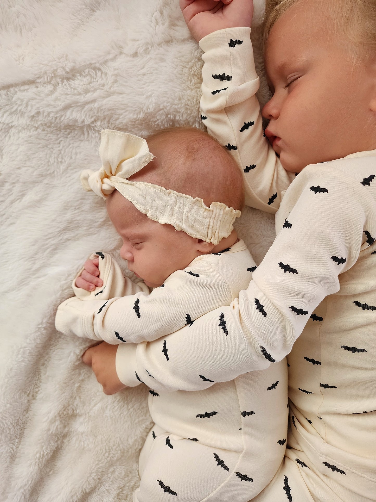 Organic Long Sleeve Pajama Set, Bats