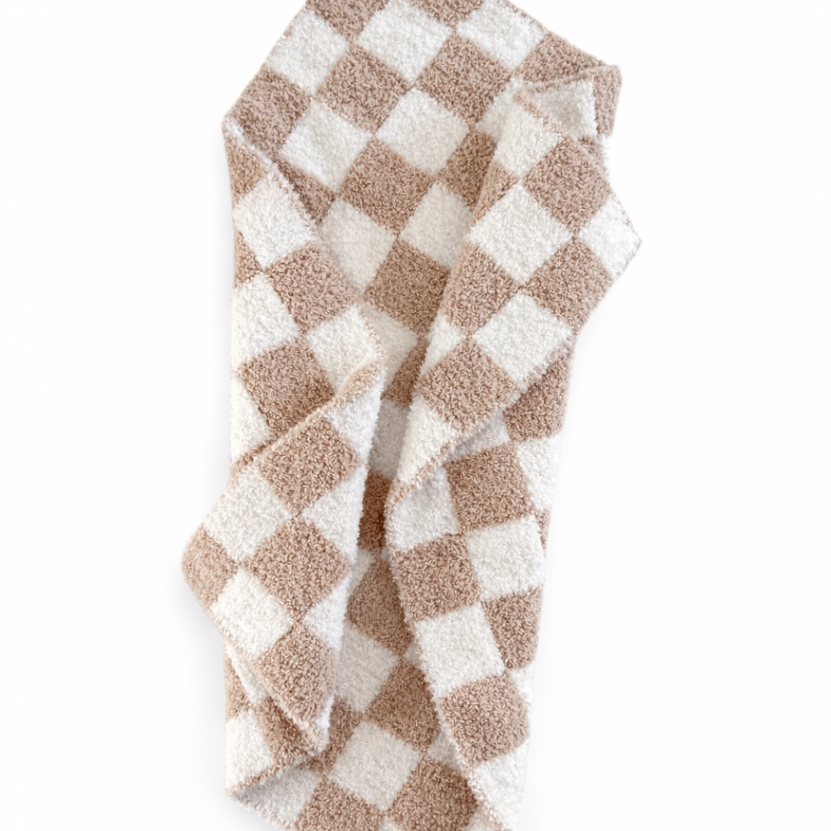 Phufy® Bliss Checkerboard Mini Blanket, Cocoa – SpearmintLOVE