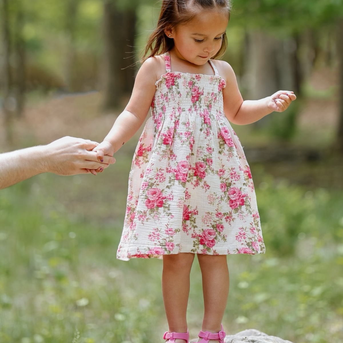 Muslin Smocked Tube Dress, Country Daydream