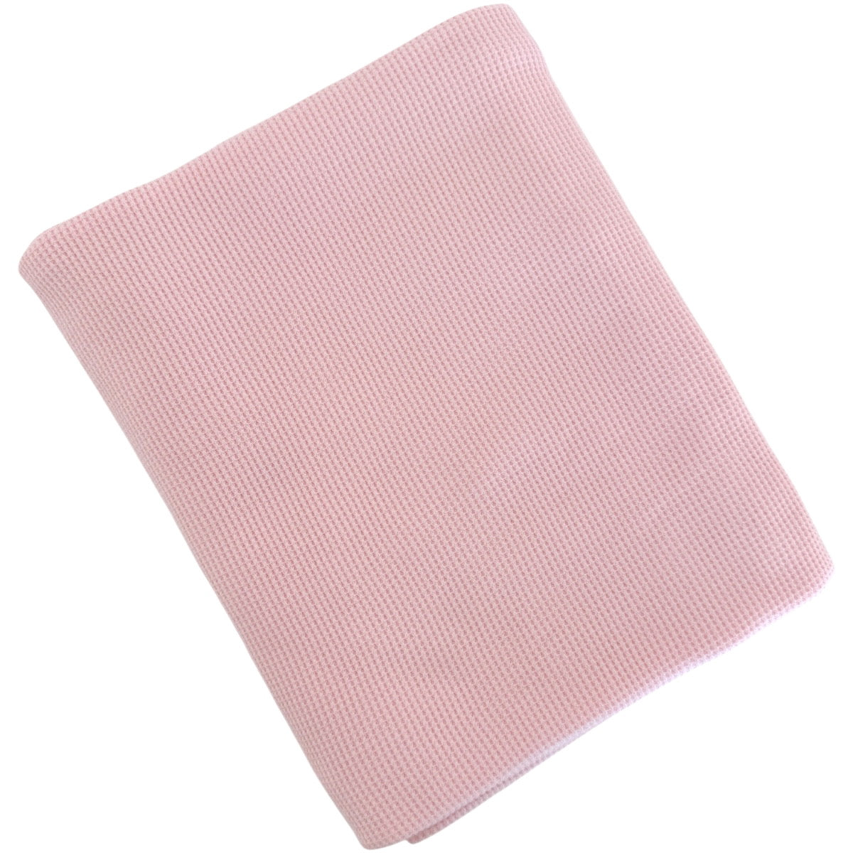 Organic Cotton Waffle Swaddle Blanket, Blush