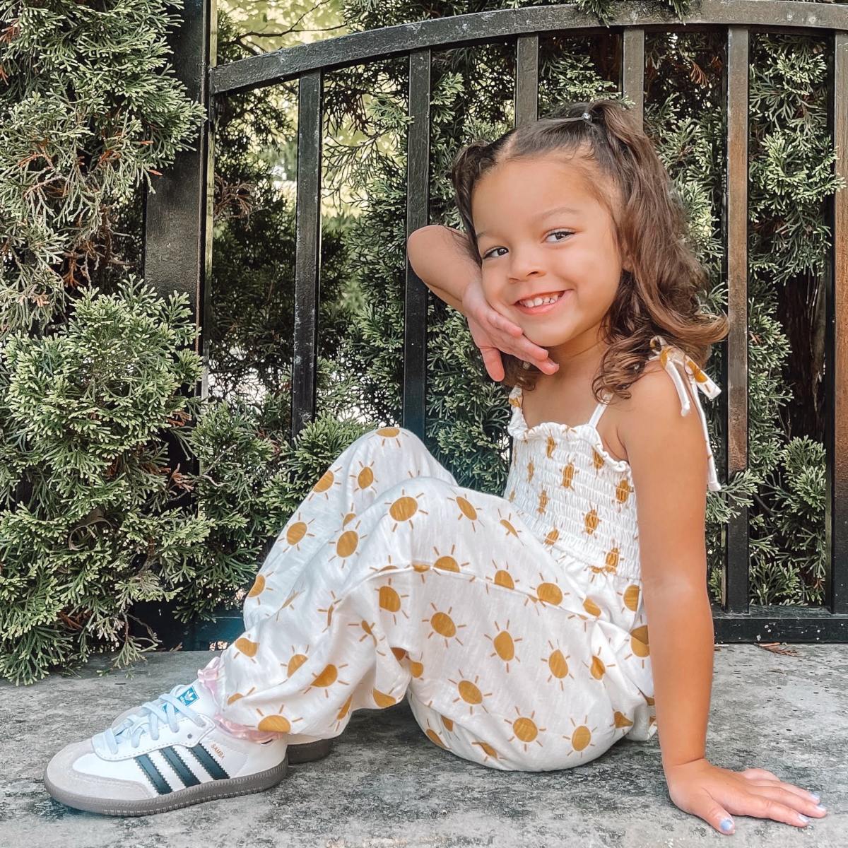 Sun / Organic Smocked Jumpsuit – SpearmintLOVE
