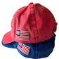 USA Kids Baseball Hat, Vintage Blue