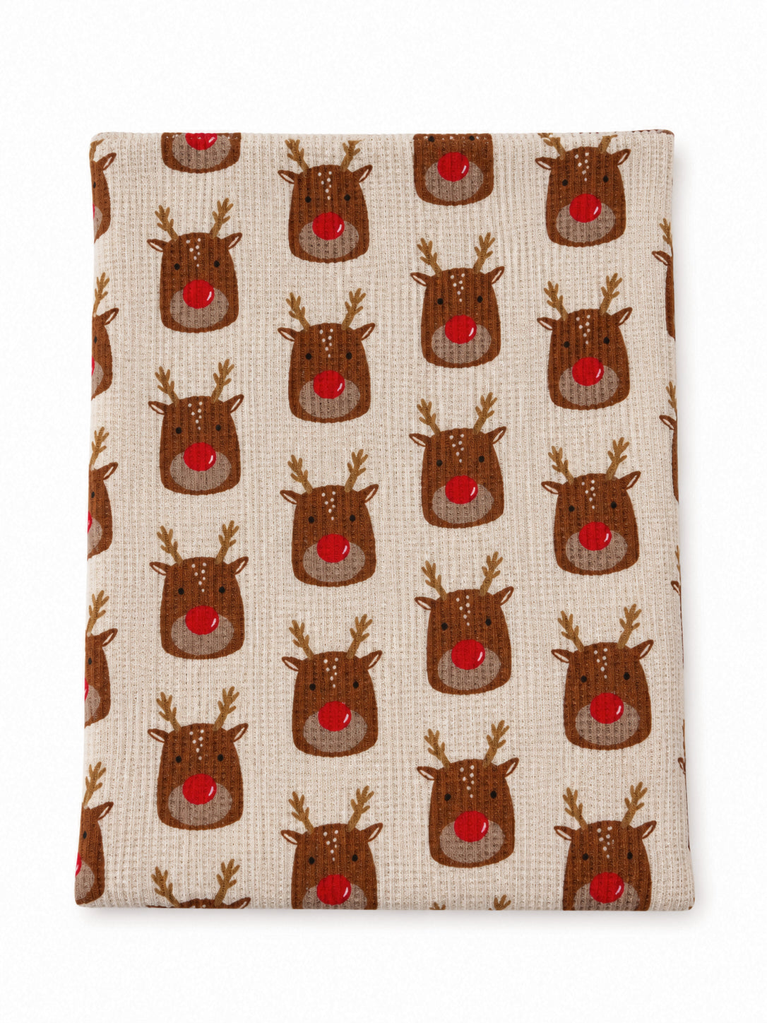 Organic Cotton Waffle Swaddle, Reindeer