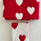 Phufy® Bliss Mini Blanket, Red Heart