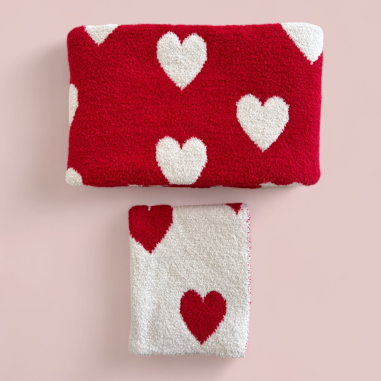 Phufy® Bliss Mini Blanket, Red Heart
