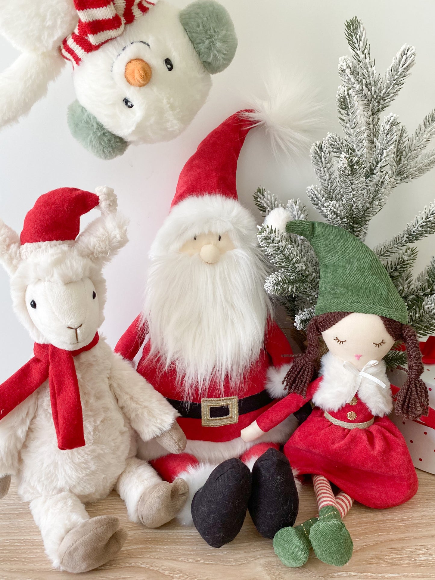 Santa Claus Shelf Sitter, Red