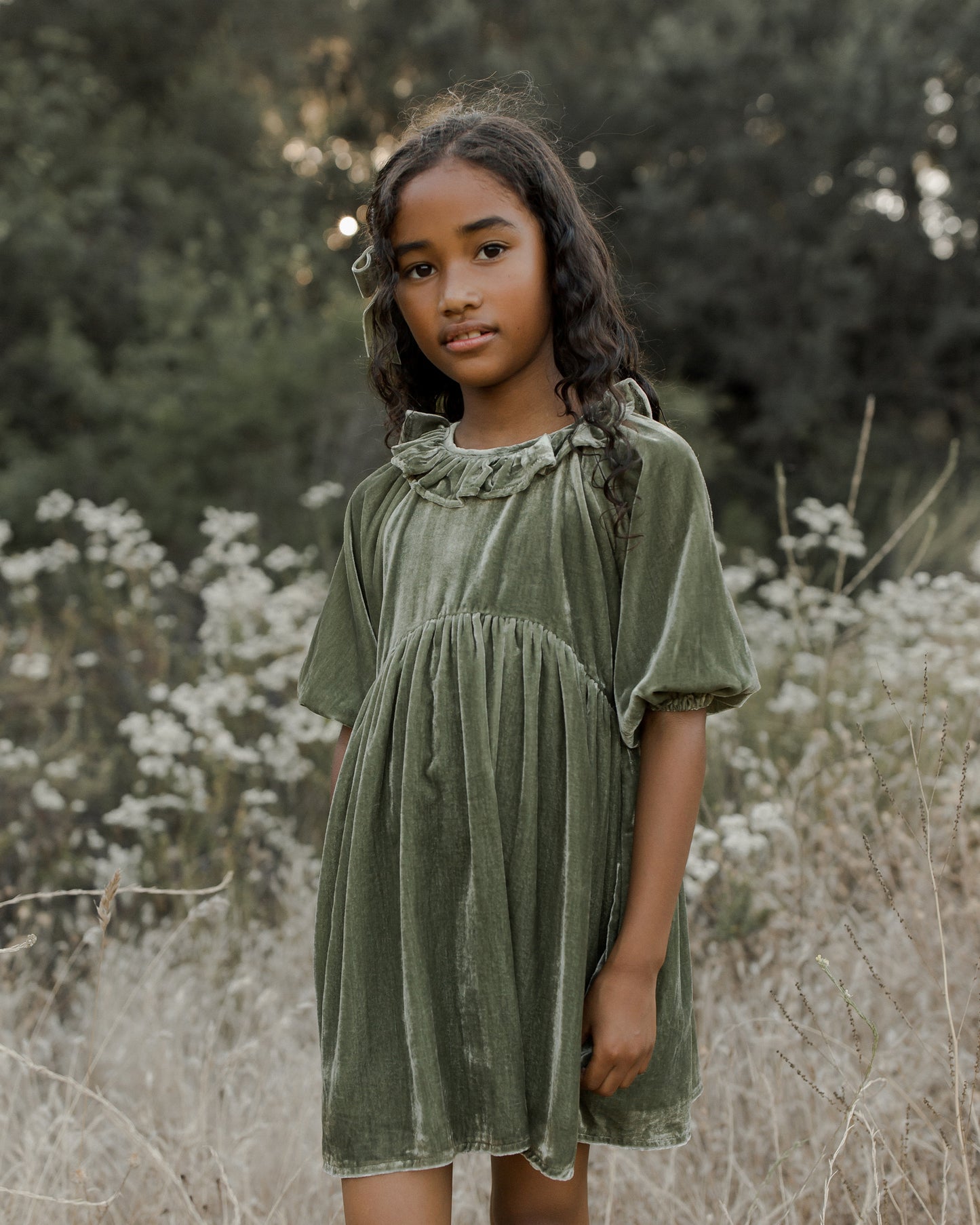 Adeline Dress, Pine