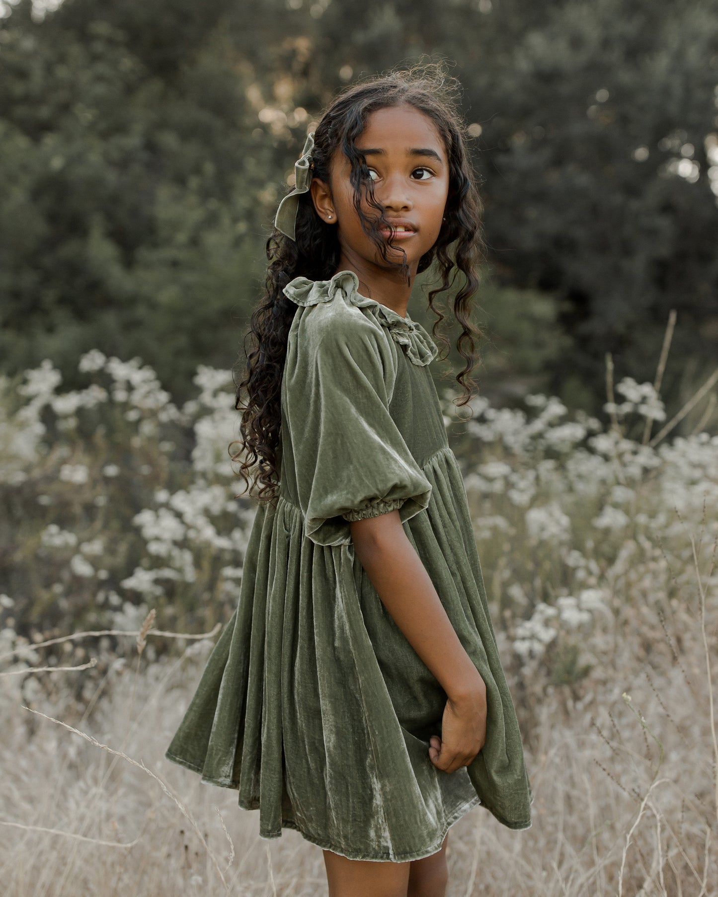 Adeline Dress, Pine