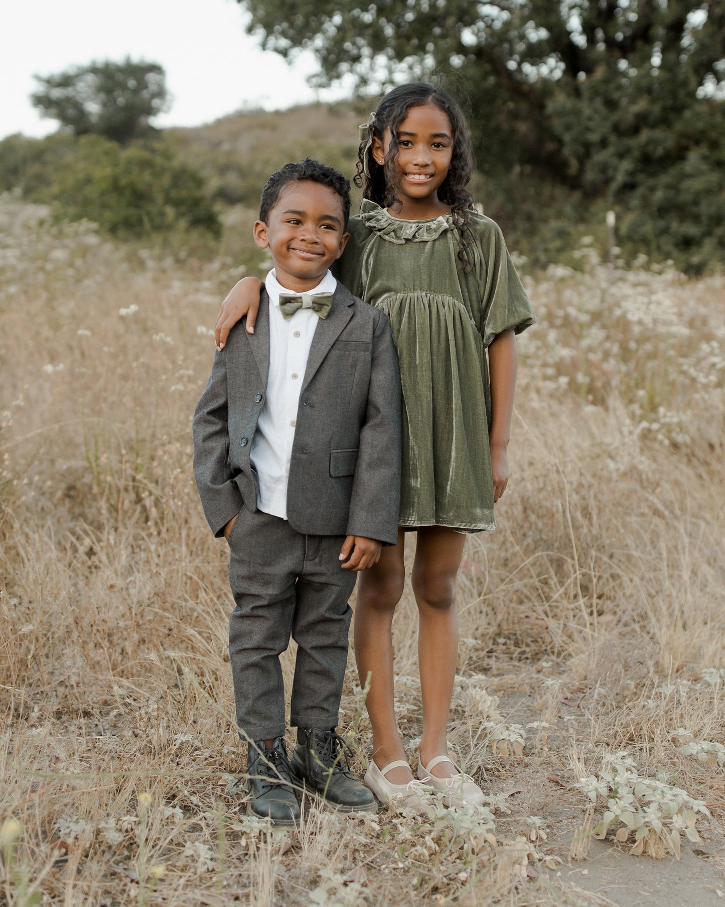 Adeline Dress, Pine
