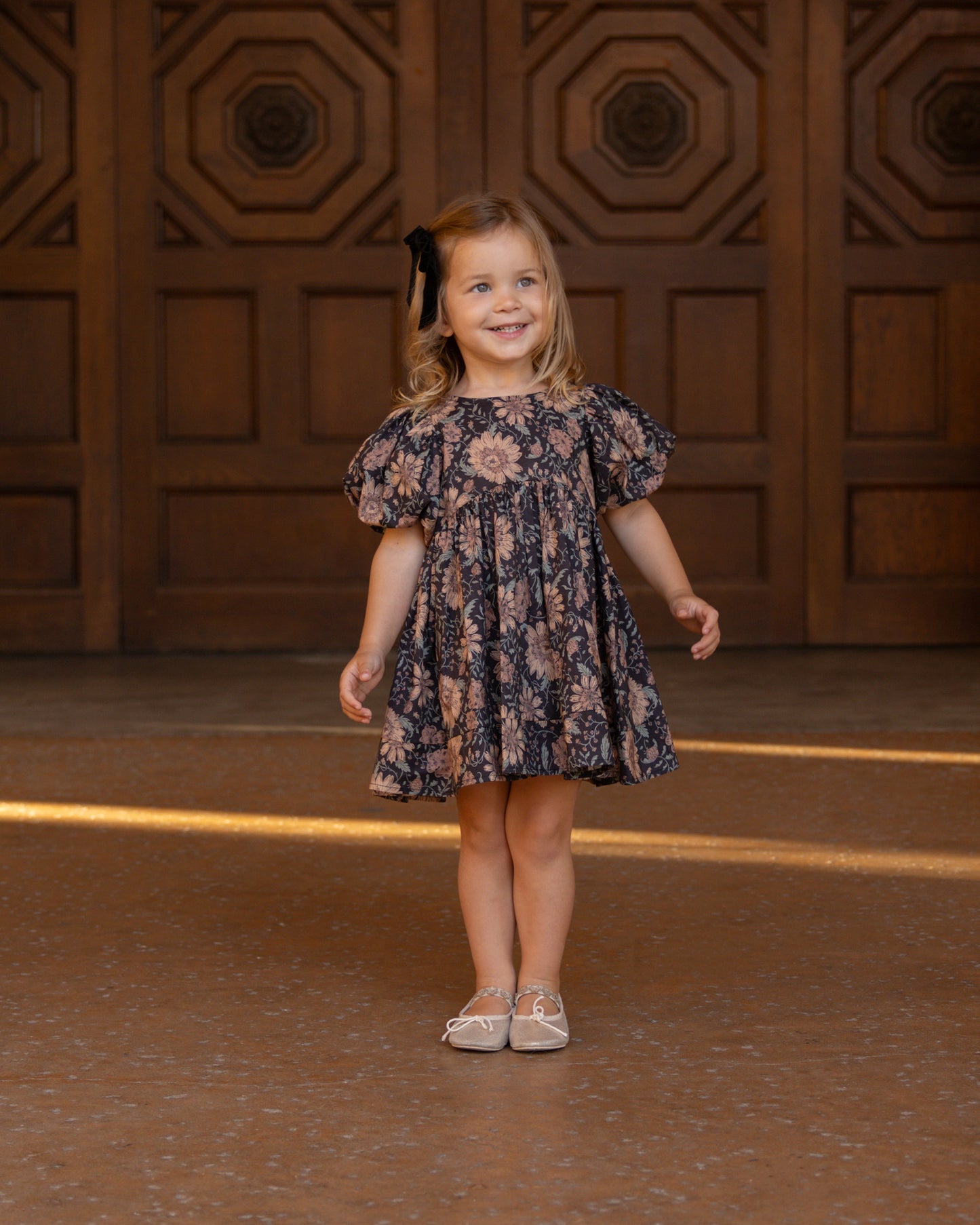 Luna Dress, Holiday Bloom
