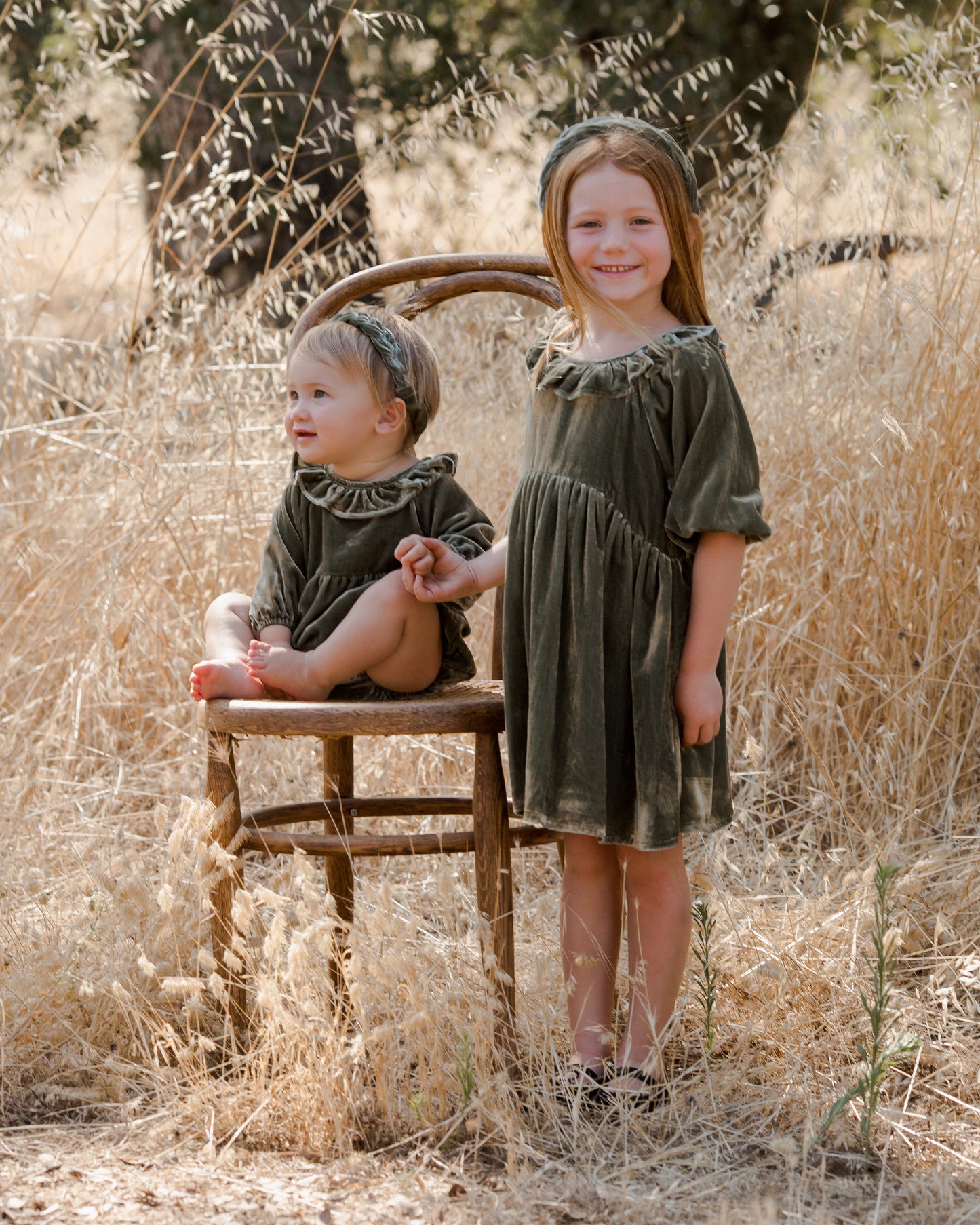 Adeline Dress, Pine