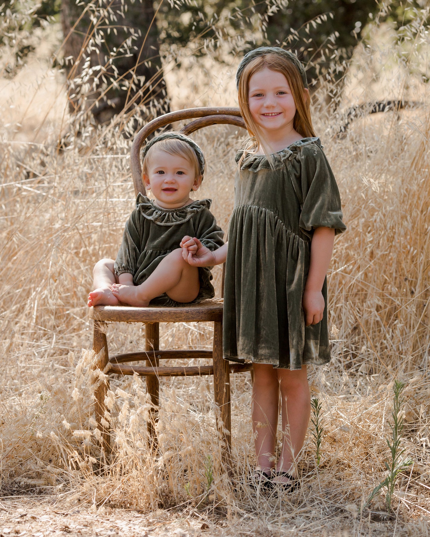 Adeline Dress, Pine