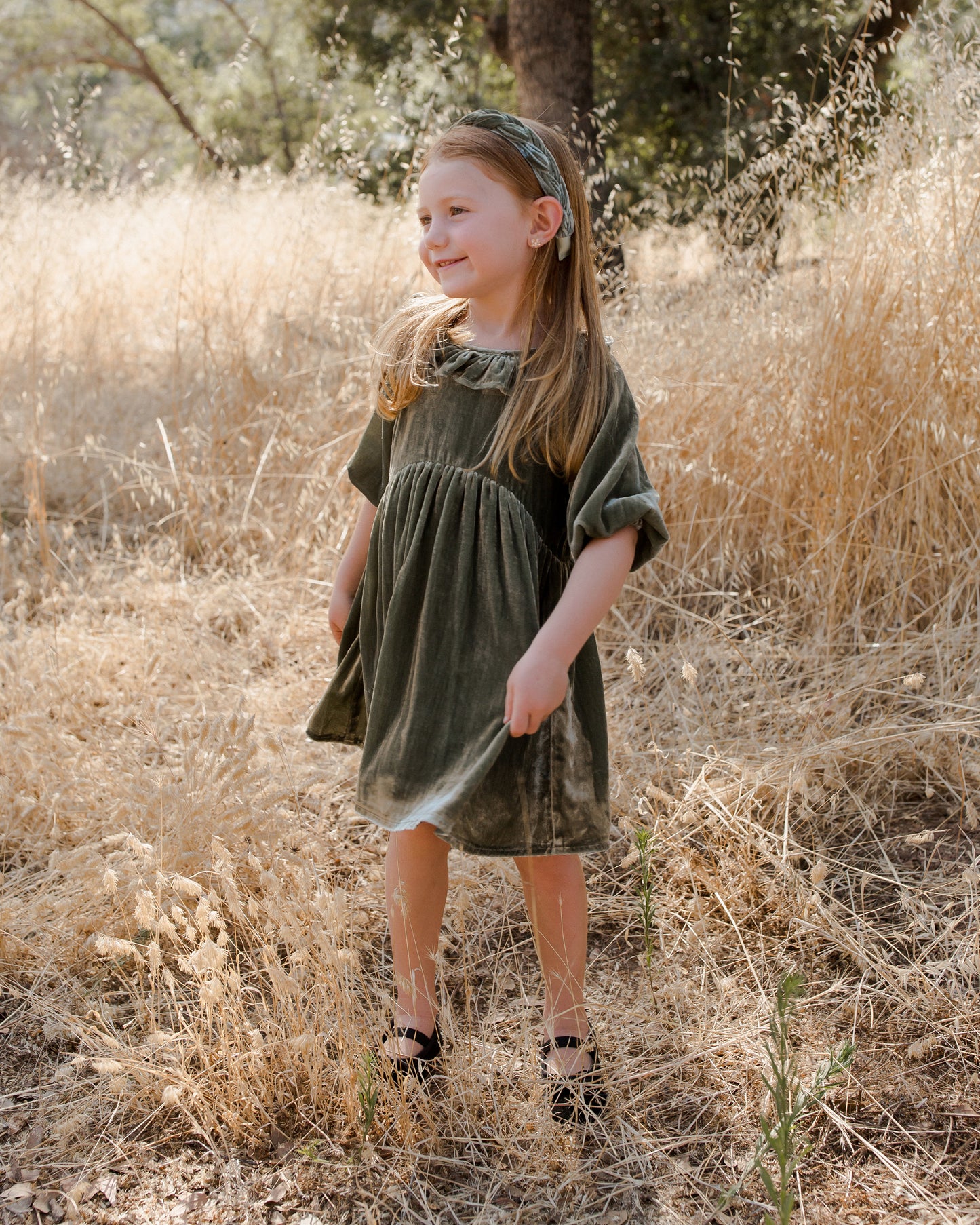 Adeline Dress, Pine