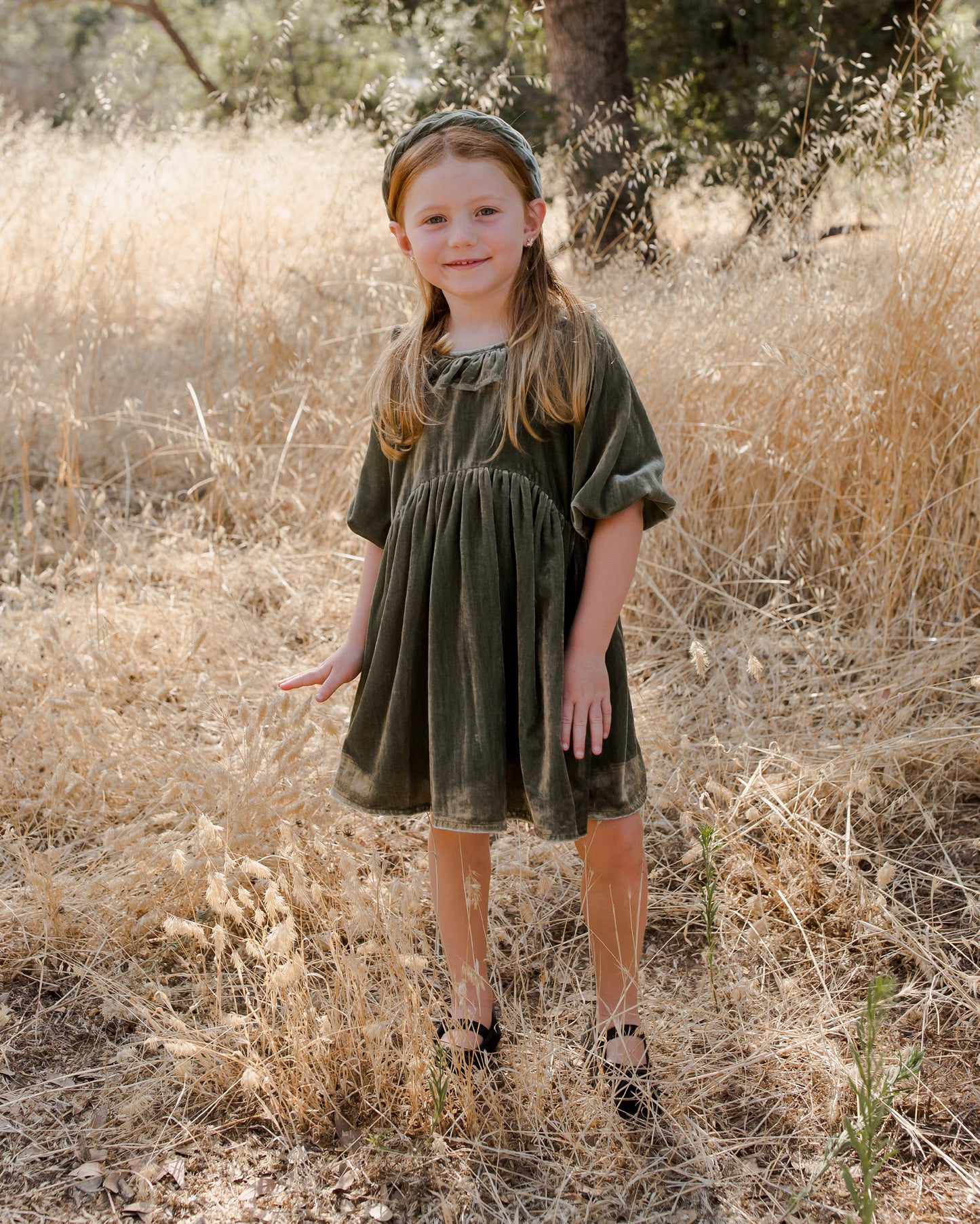Adeline Dress, Pine