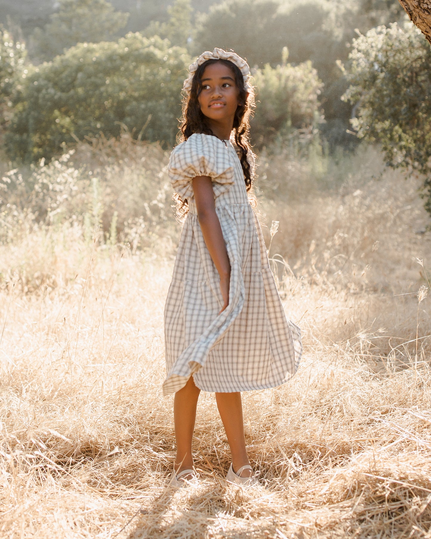 Chloe Dress, Autumn Plaid