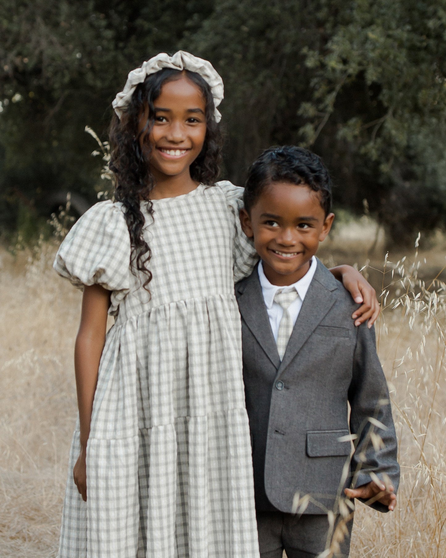 Chloe Dress, Autumn Plaid